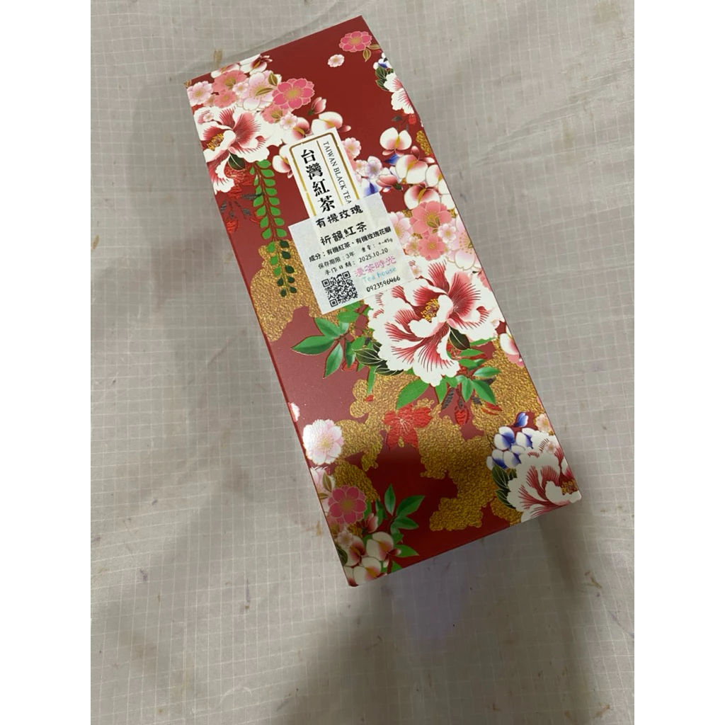 珍藏有機祁韻玫瑰花茶