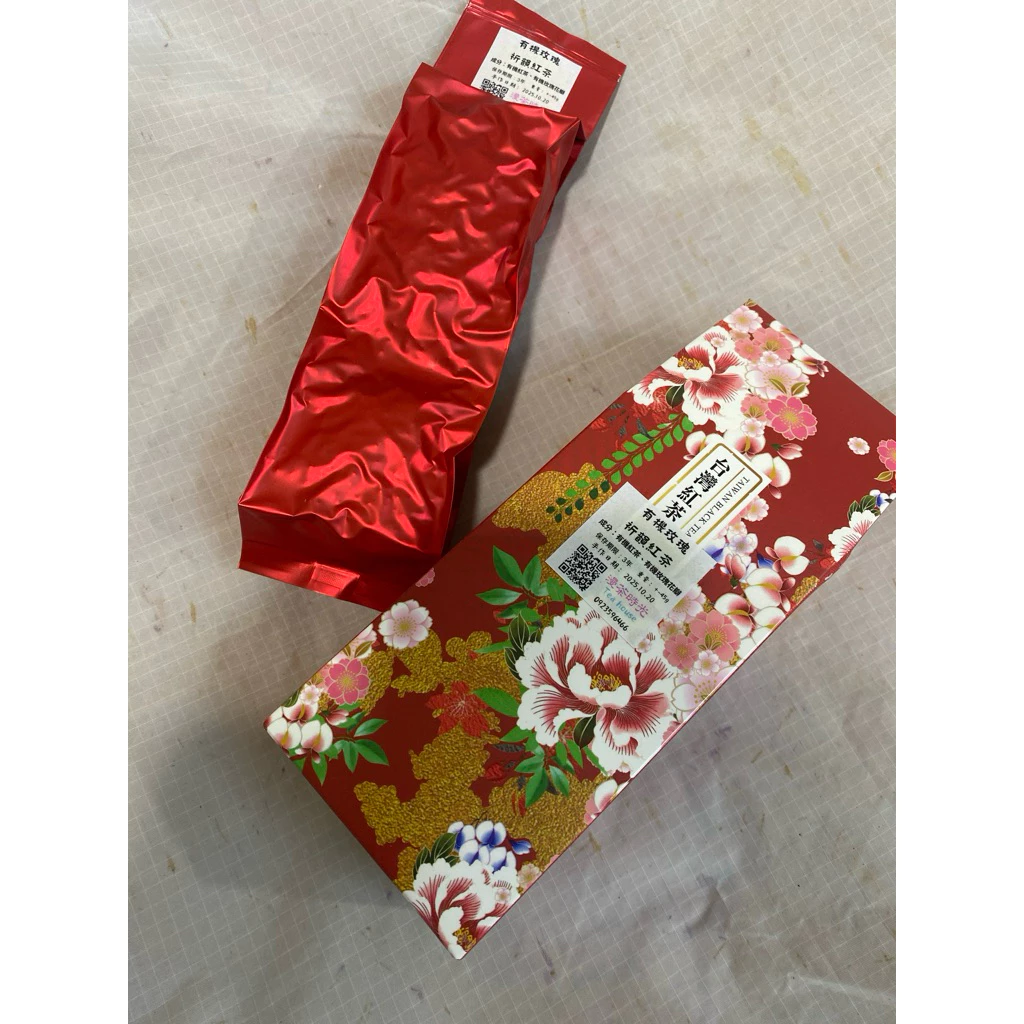 珍藏有機祁韻玫瑰花茶
