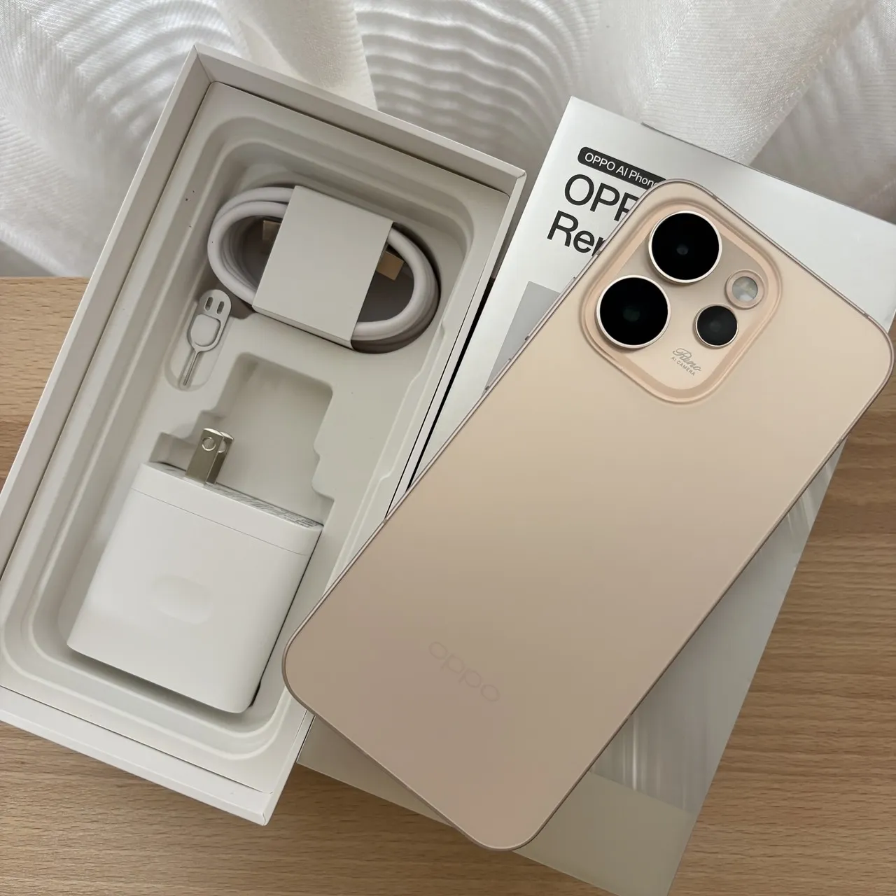 台中 全新 保固2027/2 OPPO Reno15 Pro Max 12G 512G 金色 僅拆封檢查!