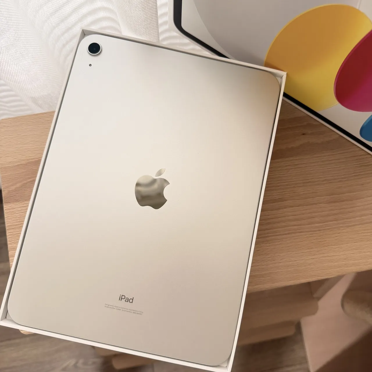 台中 Apple iPad 10 wifi 64g ipad10 10.9吋 星光色 台灣公司貨 電池100!