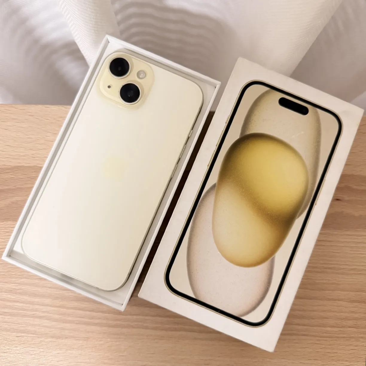 台中 Apple iPhone 15 128G 6.1吋 黃色 外觀不錯!功能正常!無維修過!