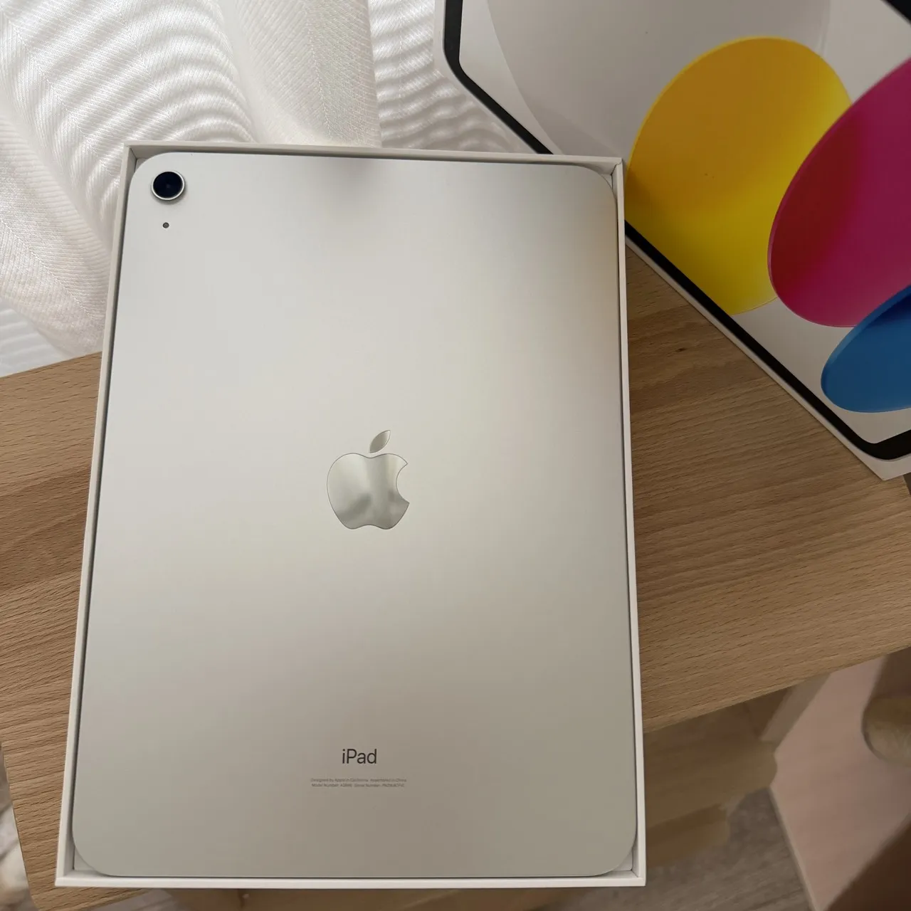 台中 Apple iPad 10 wifi 64g ipad10 10.9吋 星光色 台灣公司貨 電池100!
