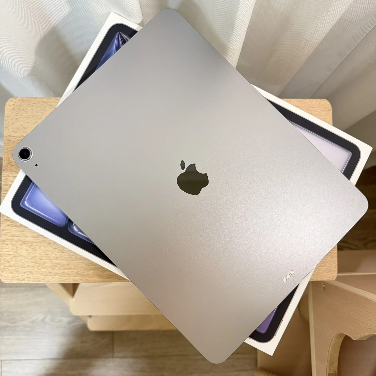 台中 保固2027/4 Apple iPad Air M4 13吋 Air8 WiFi 256G 灰色 用沒幾次!超新!循環次數6!