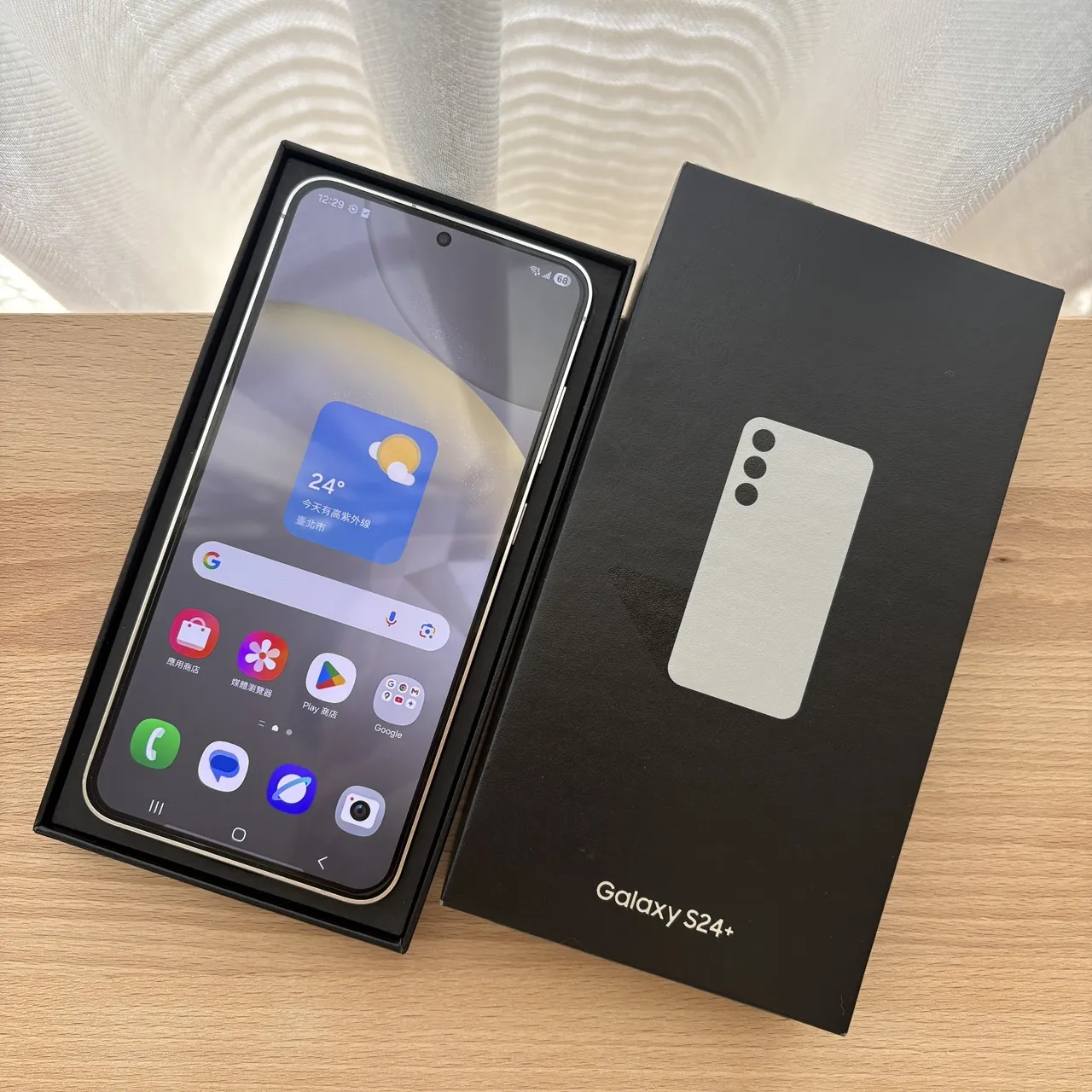 台中 三星 Samsung Galaxy S24+ S24 Plus 256G 6.7吋 灰色 外觀不錯!功能正常!