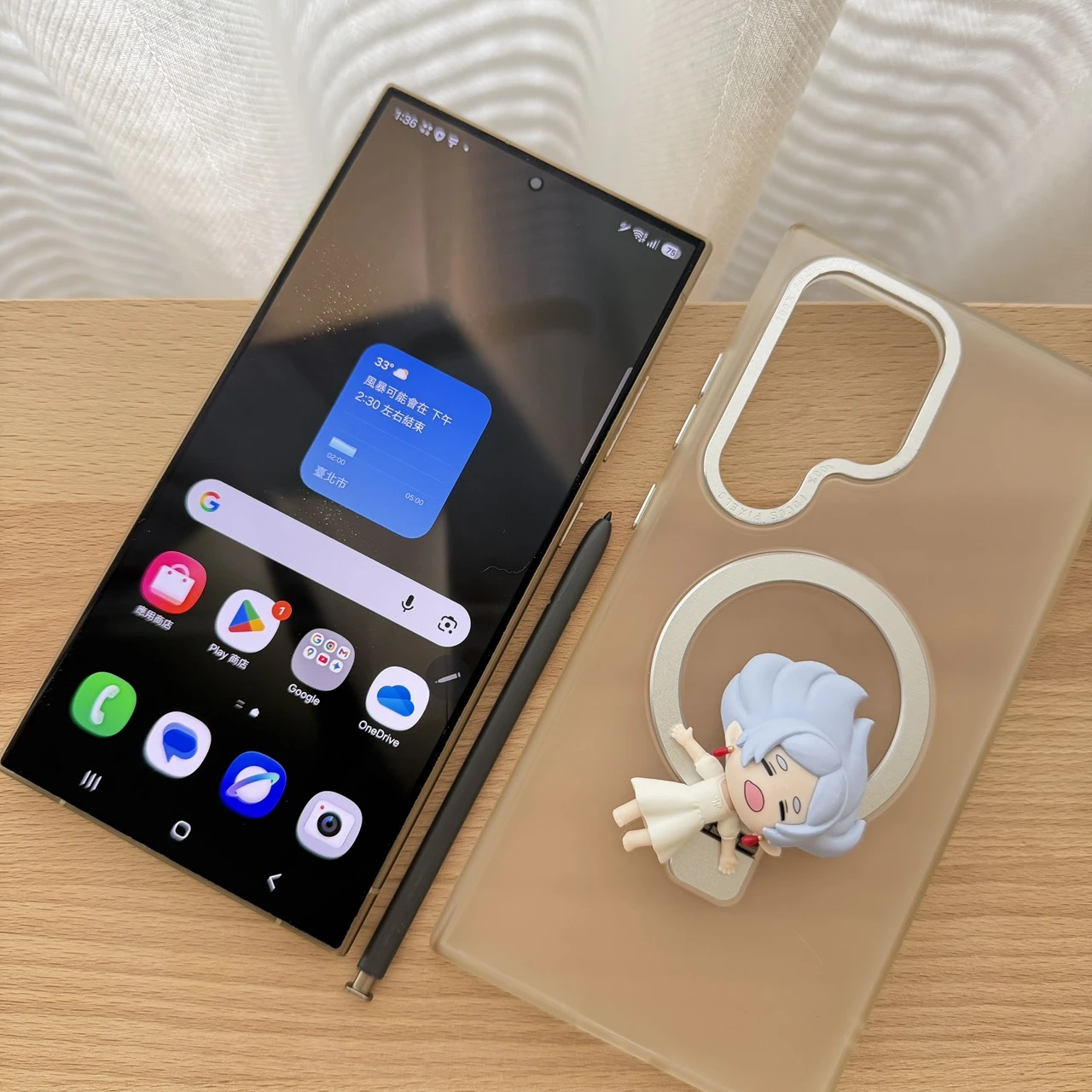 台中 三星 Samsung S24 Ultra 12G 256G 6.8吋 黃色 外觀漂亮!稀有黃!