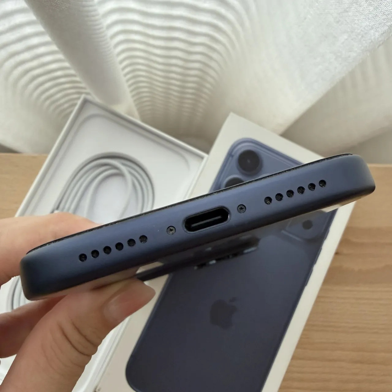 台中 保固2026/11 iPhone 17 Pro Max 256G 6.9吋 藍色 外觀極新! 電池健康度100!