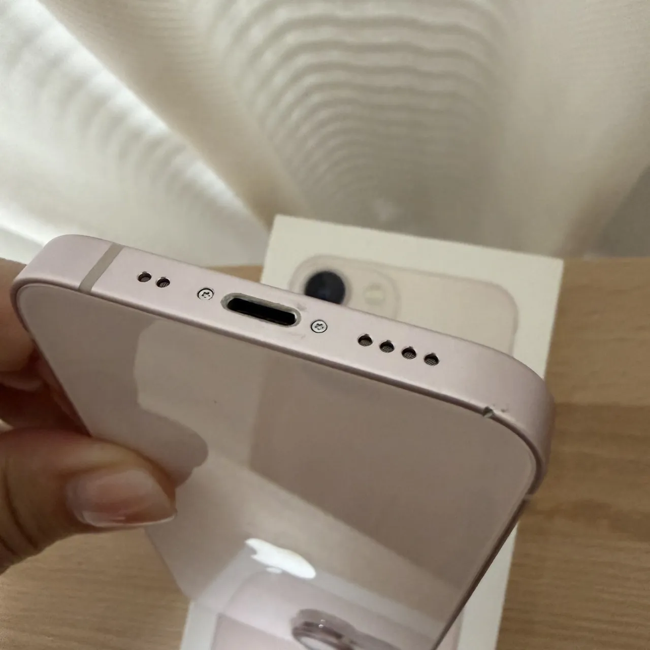 台中 Apple iPhone 13 mini 256G 5.4吋 粉色 更換原廠電池 健康度100!