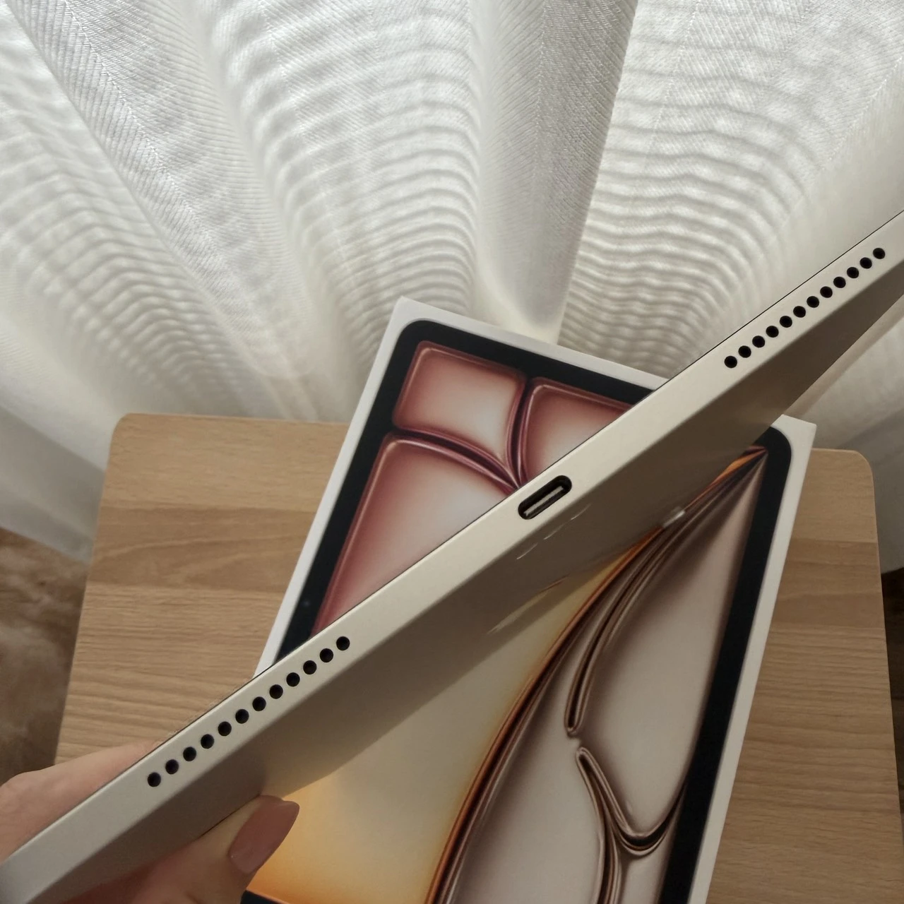 台中 保固2027/4 Apple iPad Air M4 11吋 Air8 WiFi 256G 星光色 超新!電池100!原價28400!
