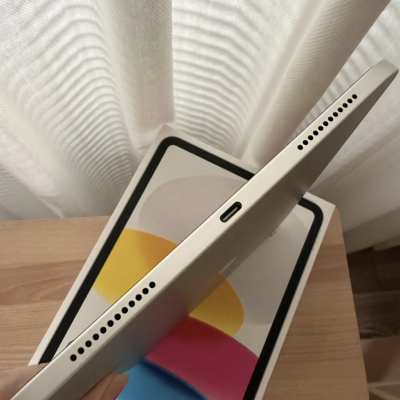 台中 Apple iPad 10 wifi 64g ipad10 10.9吋 星光色 台灣公司貨 電池100!