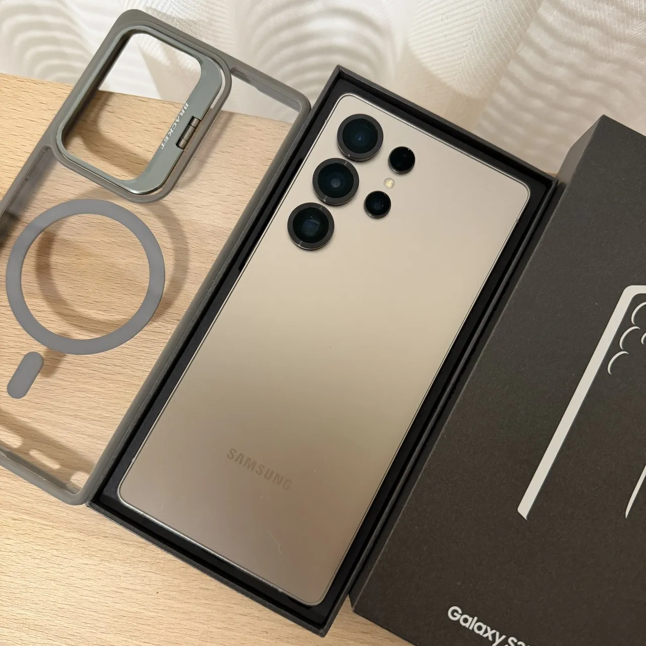 台中 三星 Samsung S25 Ultra 12G 256G 6.9吋 鈦灰色 外觀漂亮!演唱會神機!