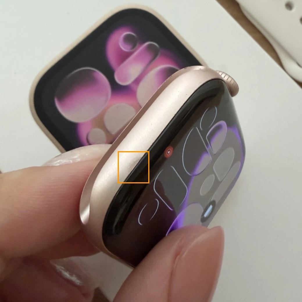 台中 保固2026/12 Apple Watch 11 46mm GPS S11 鋁金屬 金色 全新M/L運動錶帶