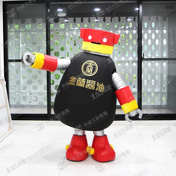 金蘭醬油 機器人造型