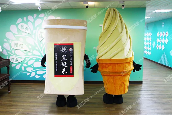 台灣穀堡-冰淇淋與黑糙米