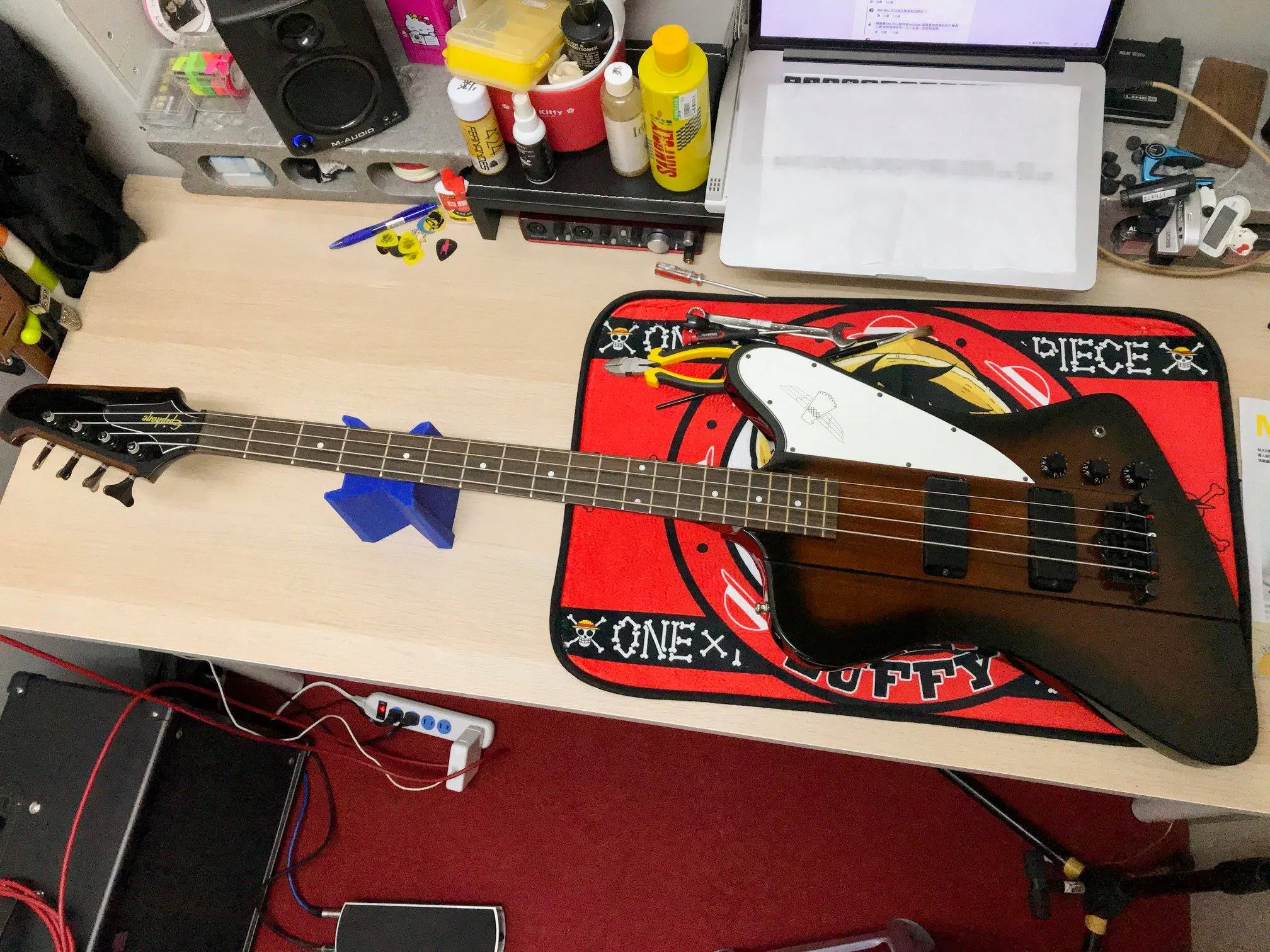 20180603_Epiphone Thunderbird bass 換弦+保養｜台中電吉他換弦｜西屯電吉他換弦