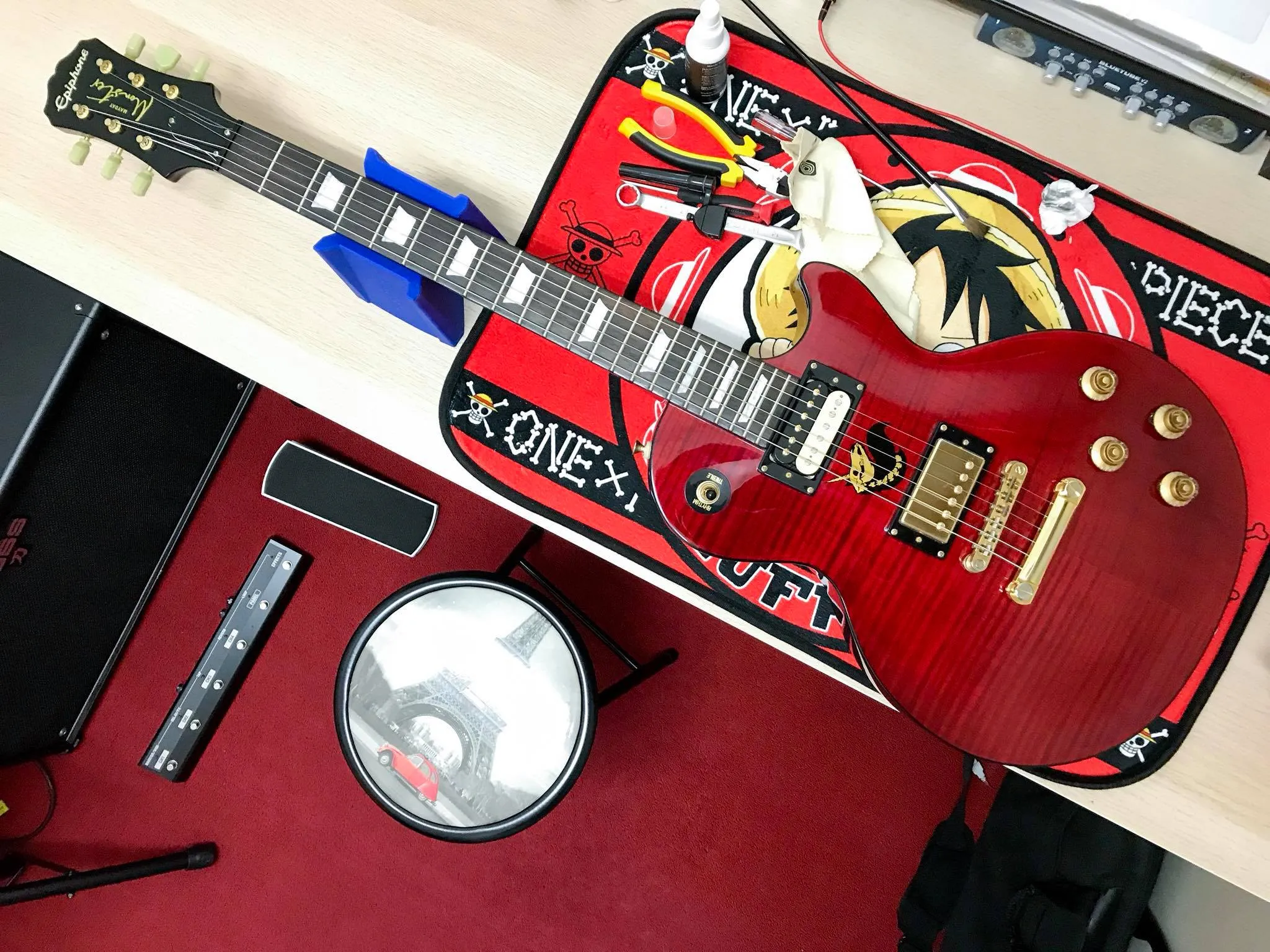 20180611_Epiphone Monster 換弦+保養｜台中修樂器｜西屯修樂器