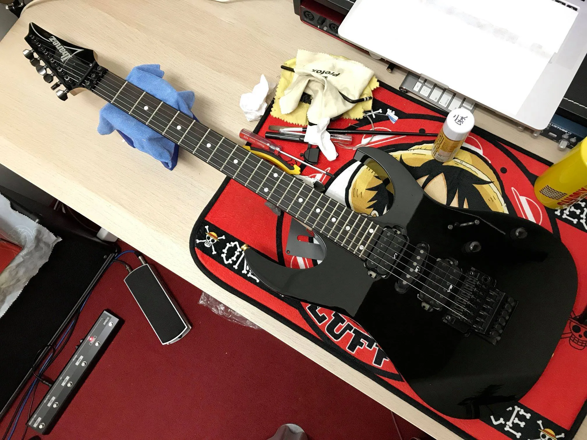 20180701_Ibanez RG 550 換弦+保養｜台中樂器保養｜西屯樂器保養