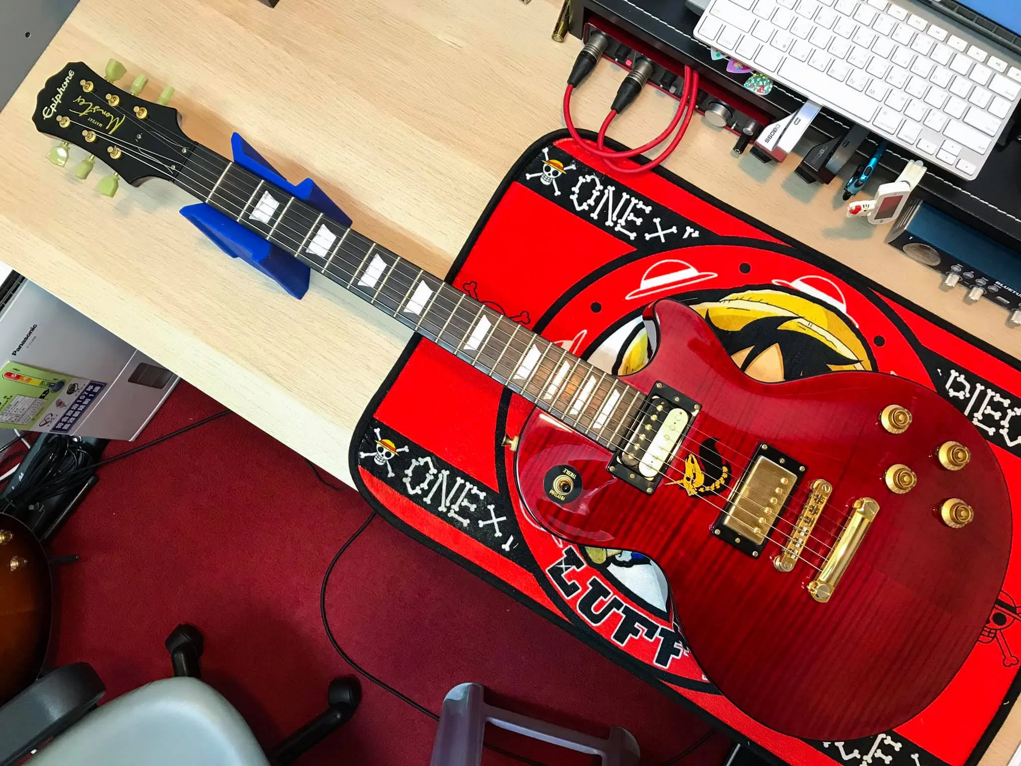 20180923_Epiphone Monster Les Paul 換弦+保養｜台中電吉他課程｜西屯電吉他課程