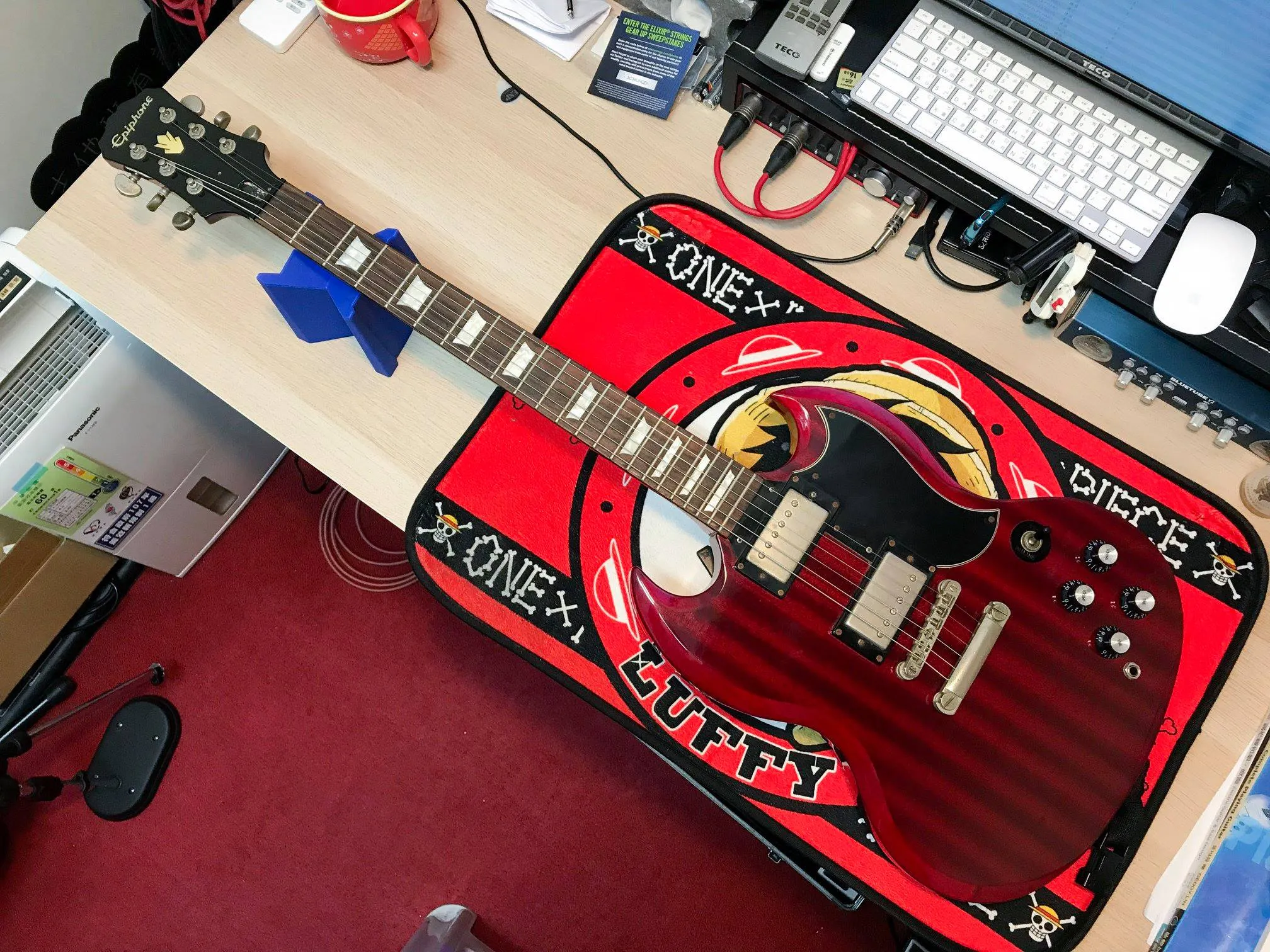 20190115_Epiphone SG 換弦+保養｜台中電吉他教學｜西屯電吉他教學