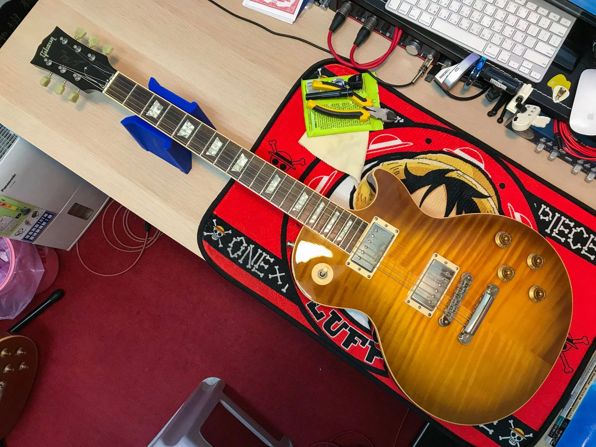 20190123_Gibson Les paul standard 換弦 + 保養｜台中樂器課程｜西屯樂器課程