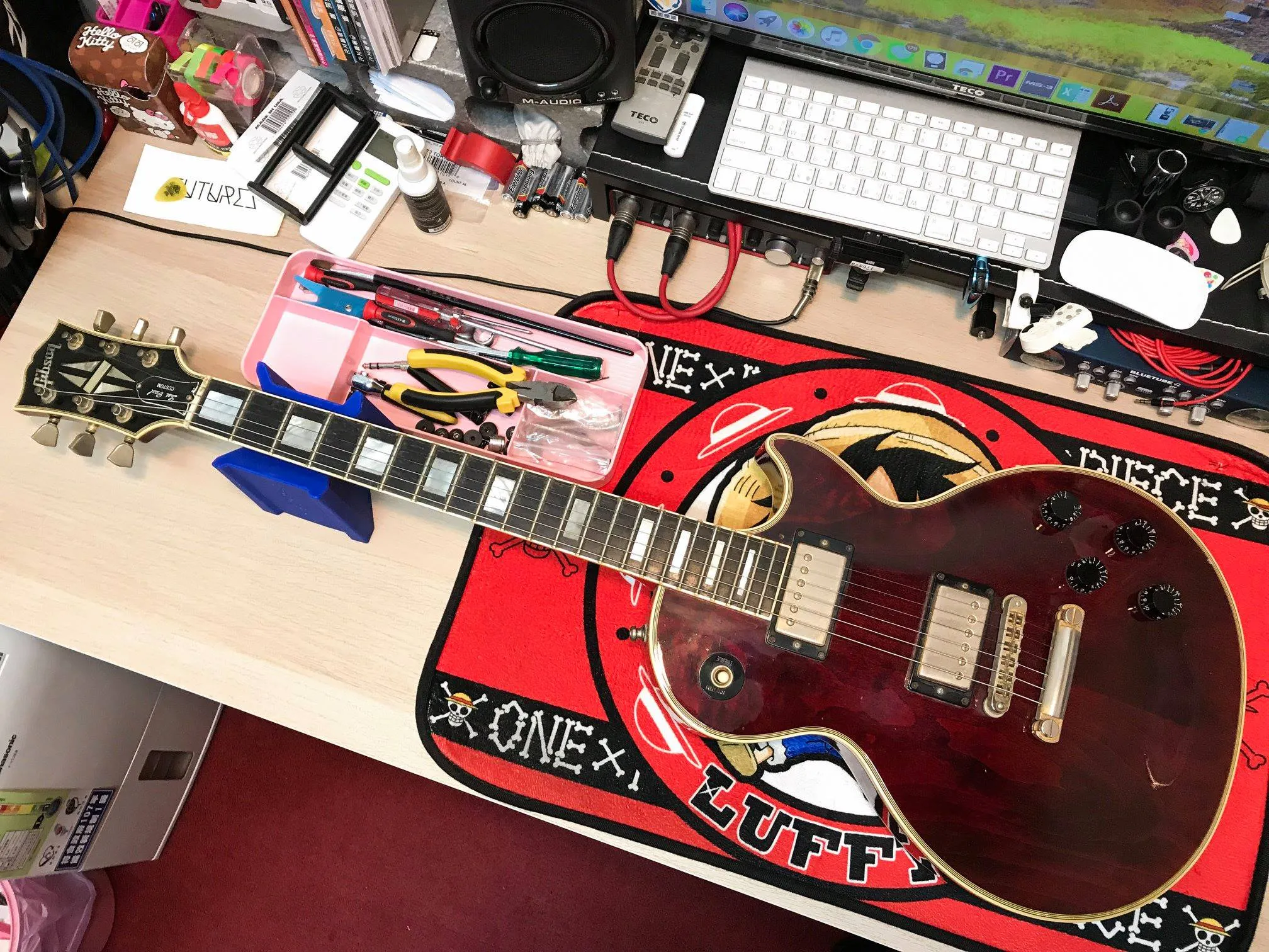 20190303_Gibson Les Paul Custom 換弦 + 保養｜修樂器｜台中修樂器