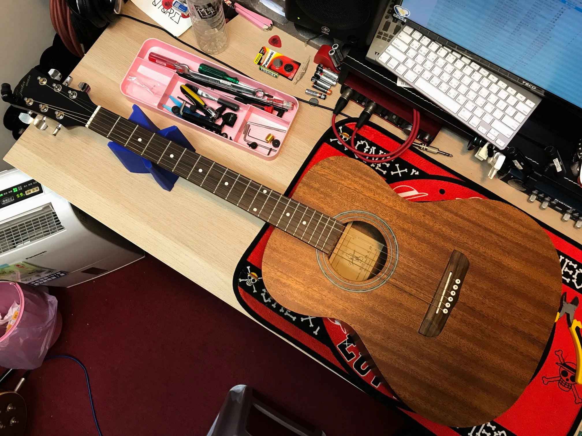 20190826_guitarman 民謠吉他保養+換弦｜吉他教學｜台中吉他教學