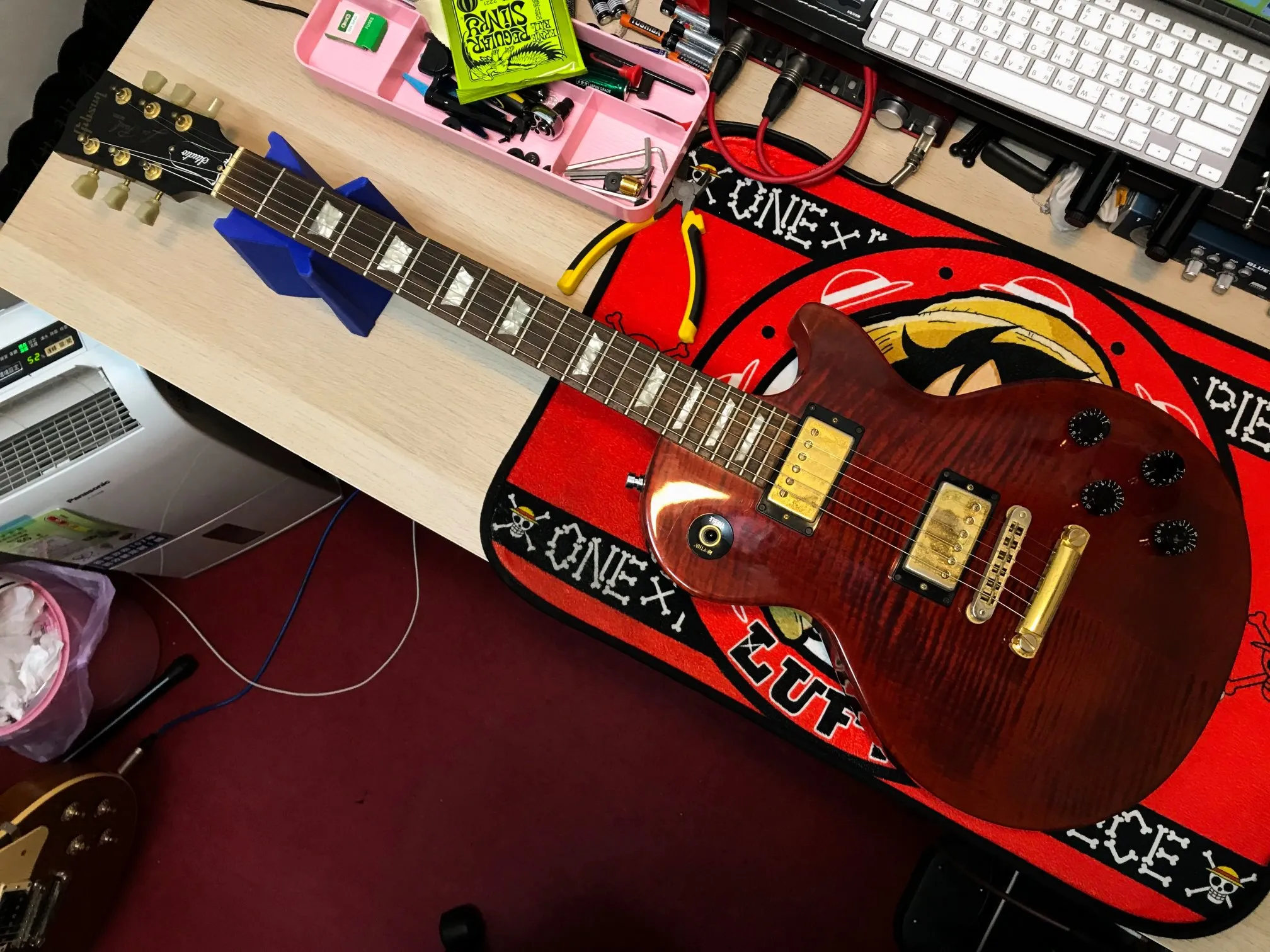 20190928_Gibson Studio plus 換弦+保養｜樂器保養｜台中樂器保養