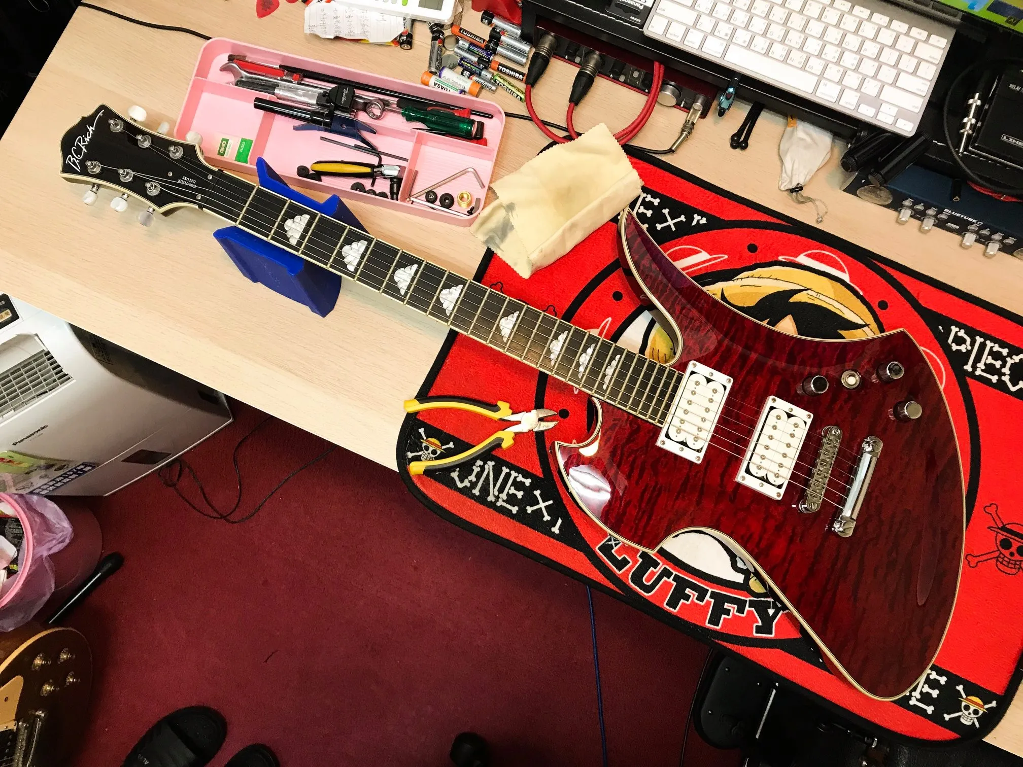 20191011_BC Rich 換弦&保養｜樂器維修｜台中樂器維修
