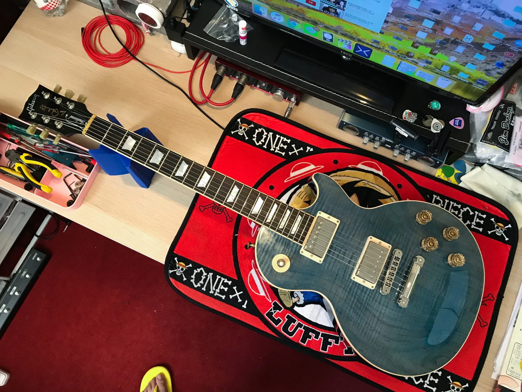 20200719_Gibson Les Paul Standard 換弦＆保養｜樂器課程｜台中樂器課程