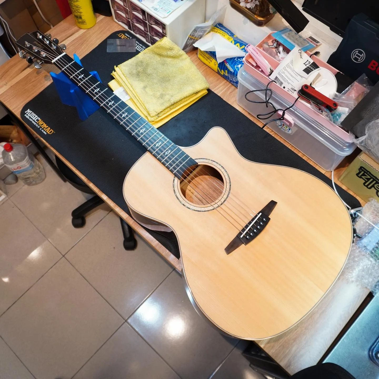 20250731_Nightwish A8 民謠吉他換弦+保養｜樂器保養｜台中樂器保養