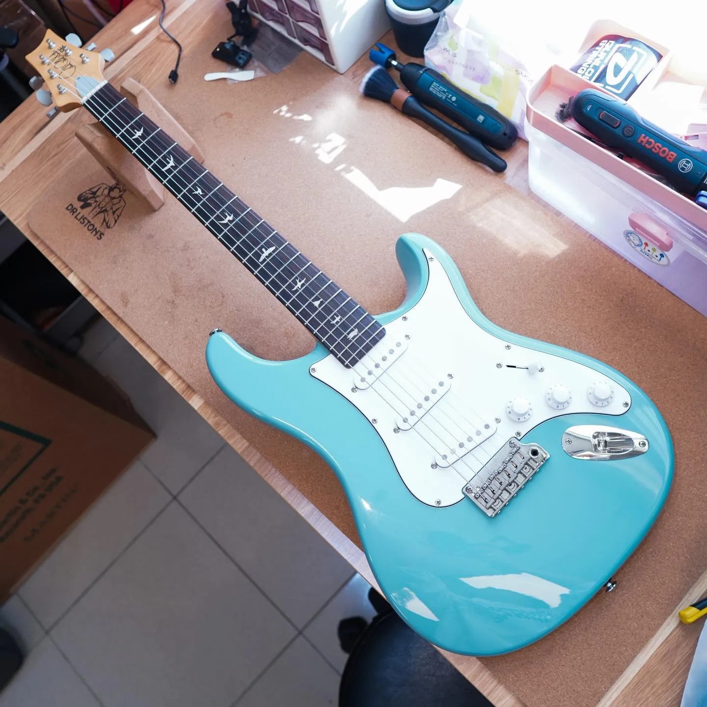 20260119_PRS SE Silver sky 保養&換弦