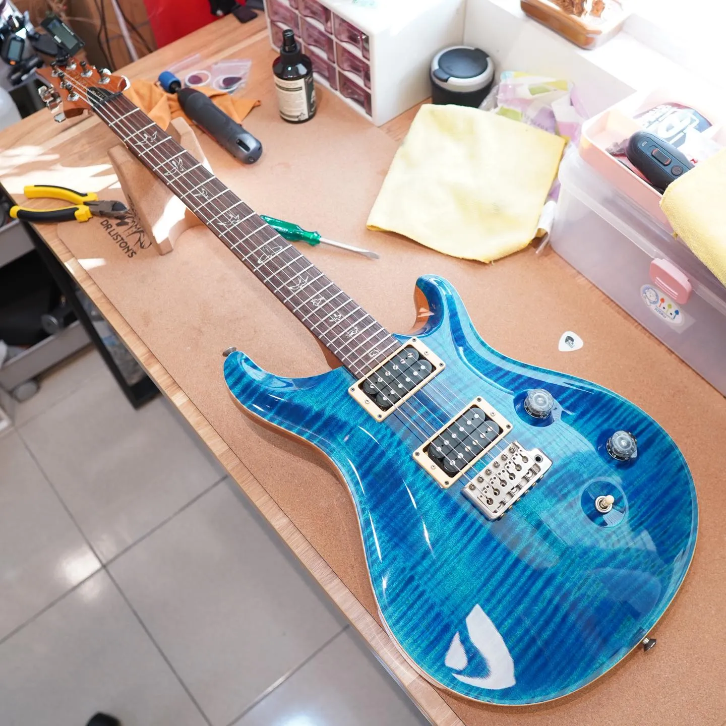 20260120_PRS Custom 24 超級美藍 換弦&保養
