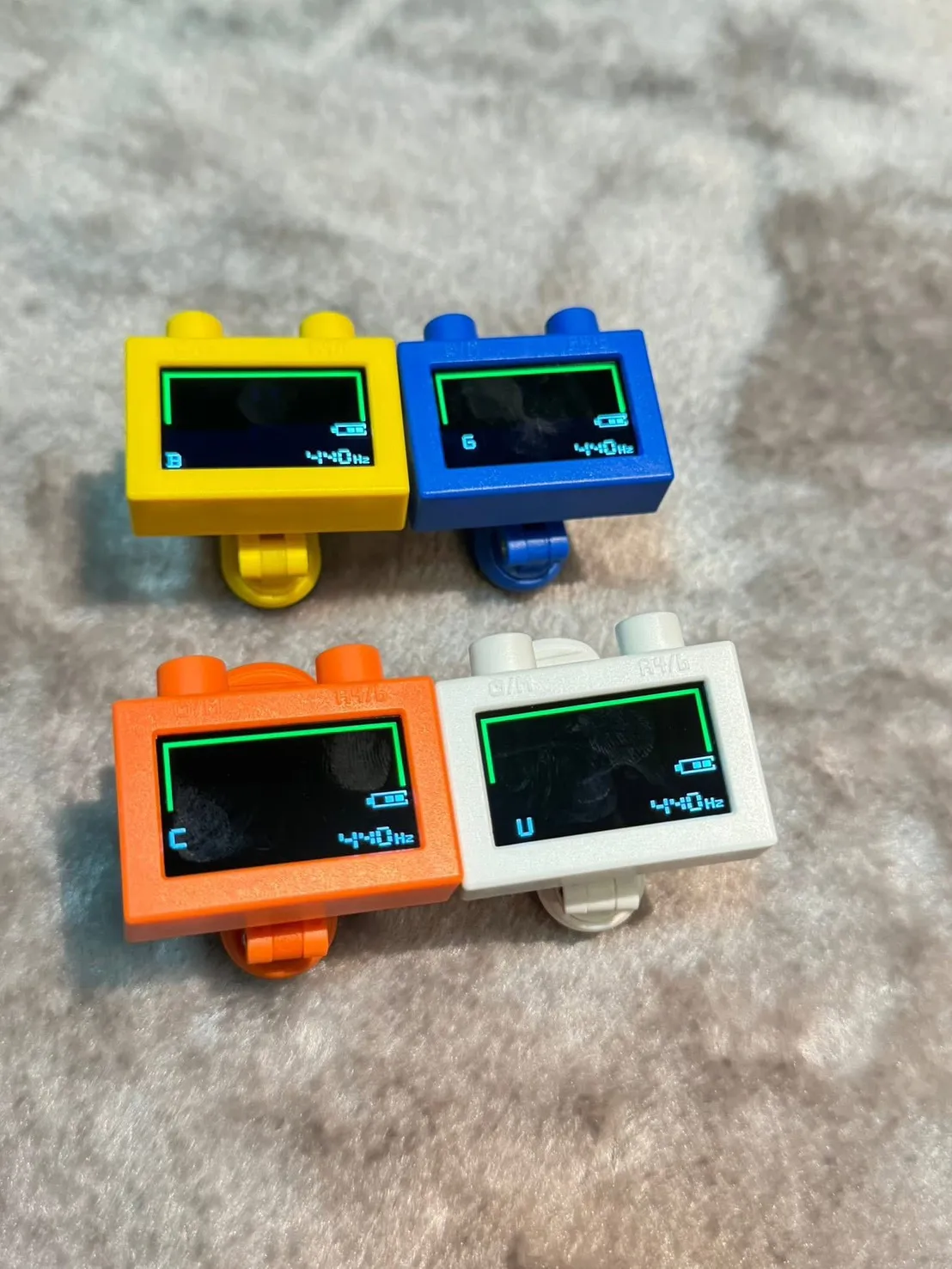 積木造型調音器  四色可挑 Cherub LETU Clip-on Tuner WST-570Li 