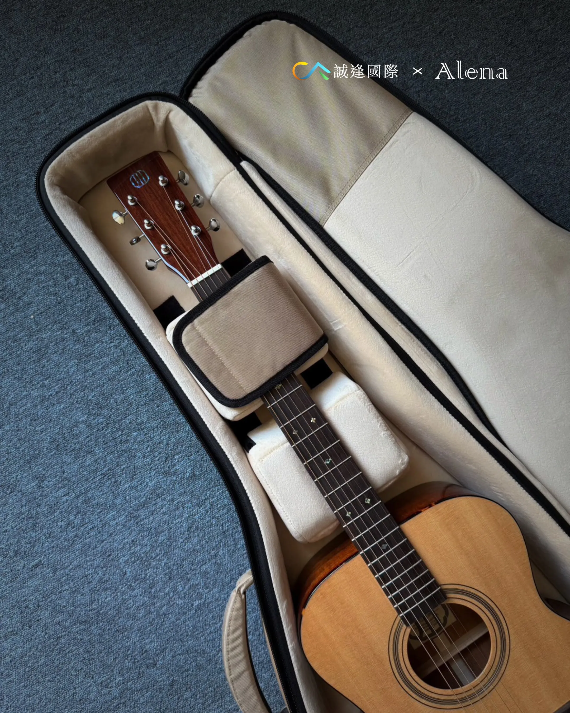 Alena YH9000-D 民謠吉他厚袋