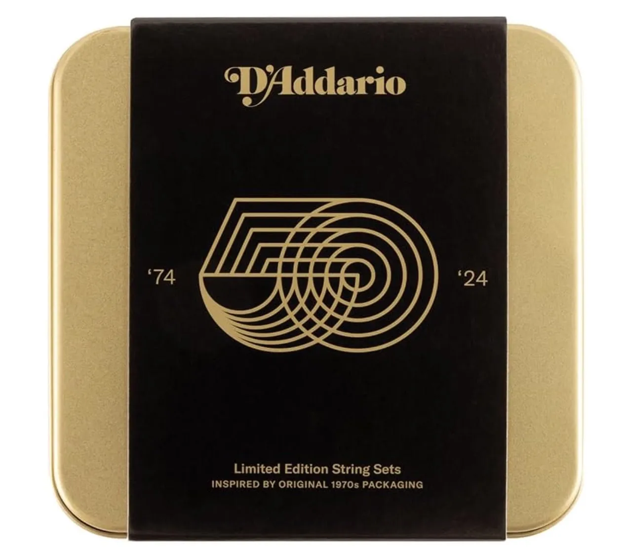 D'addario 50 週年紀念鐵盒