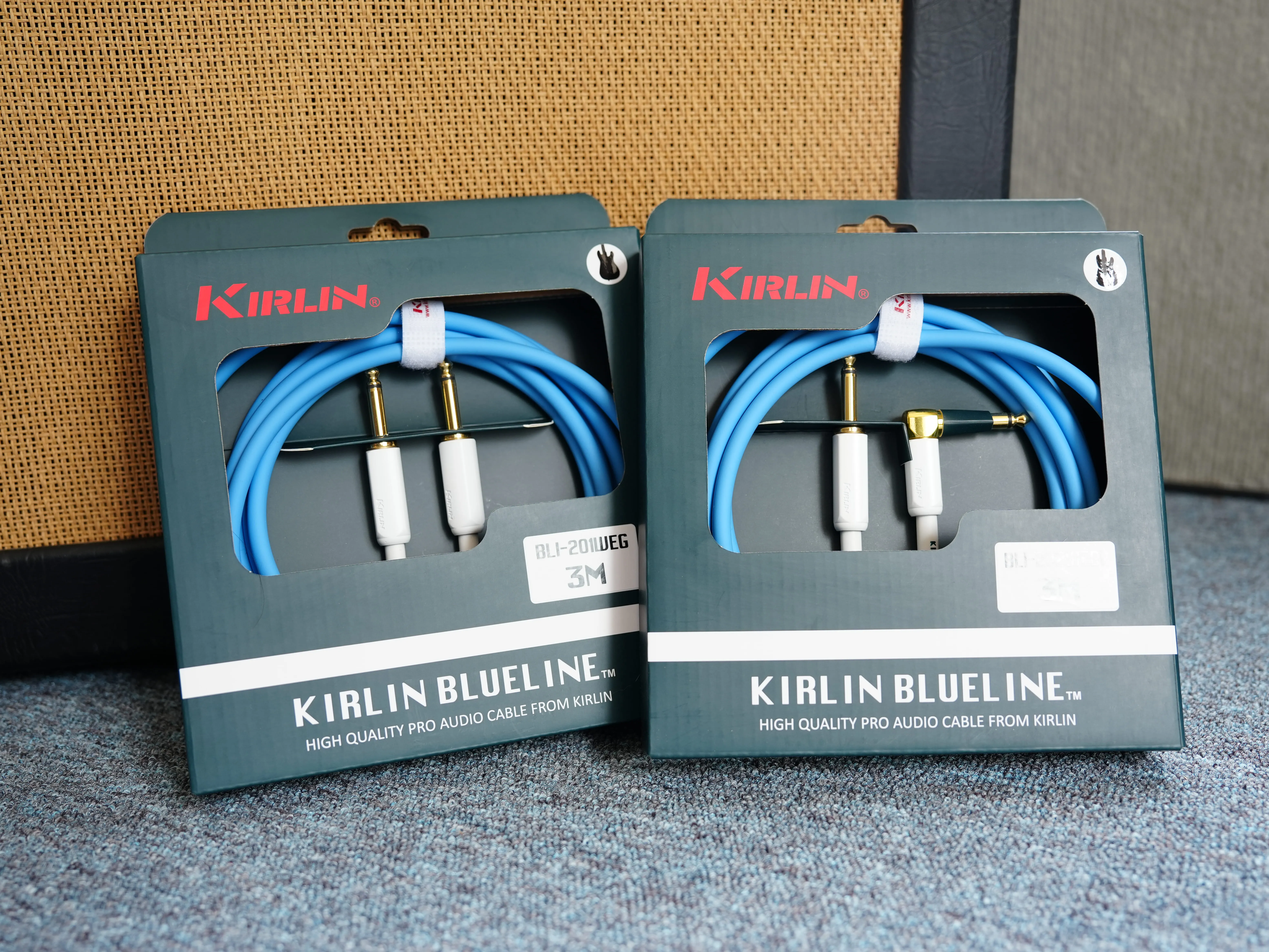 KIRLIN 3米樂器導線 雙直頭 直L頭 BLI-201WEG/BLI-202WEGL