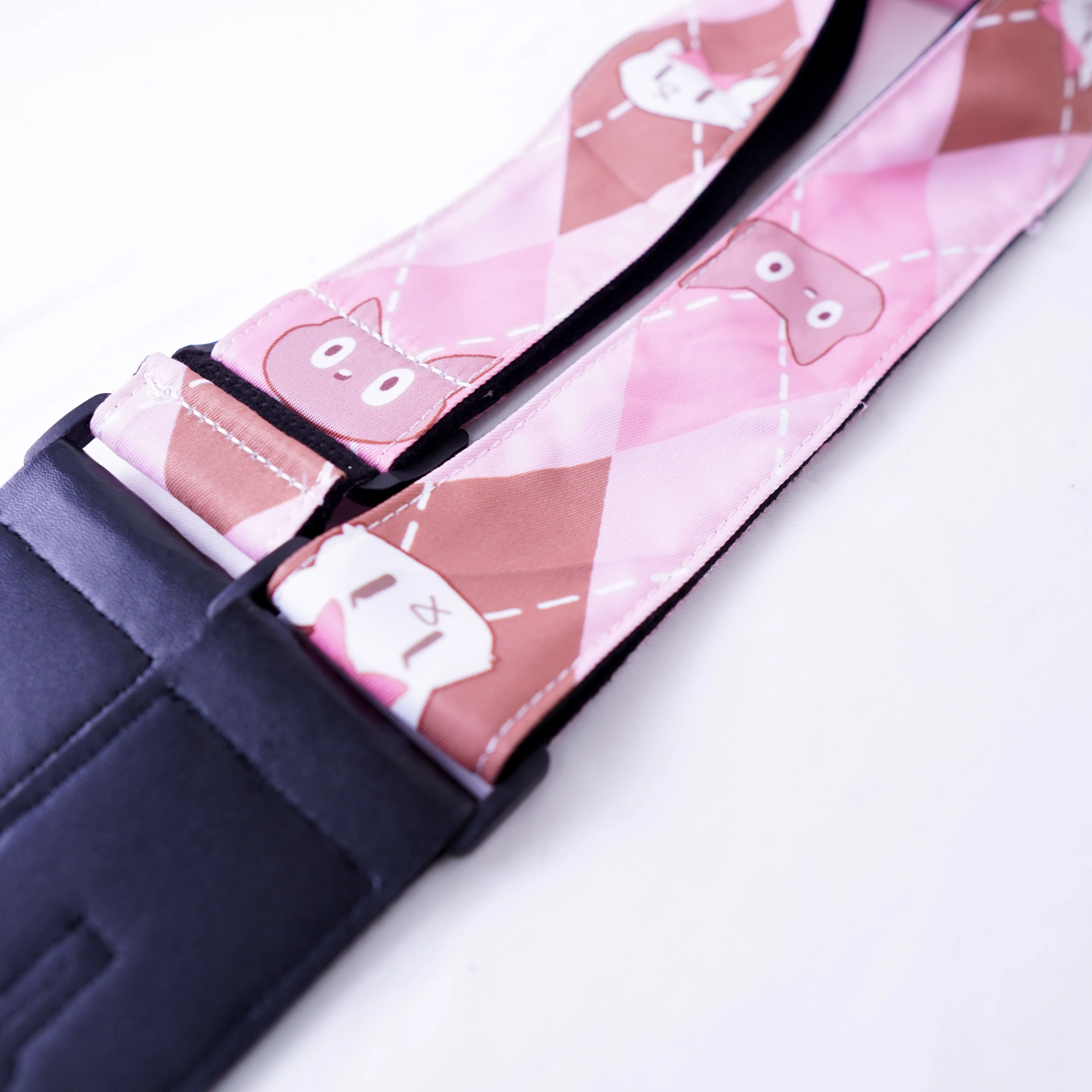 Muswell背帶 貓咪圖案BD001