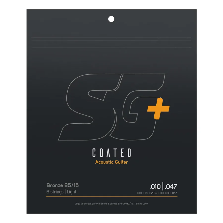 SG STRINGS木吉他包覆弦 .010黃銅 SG-6685C EX