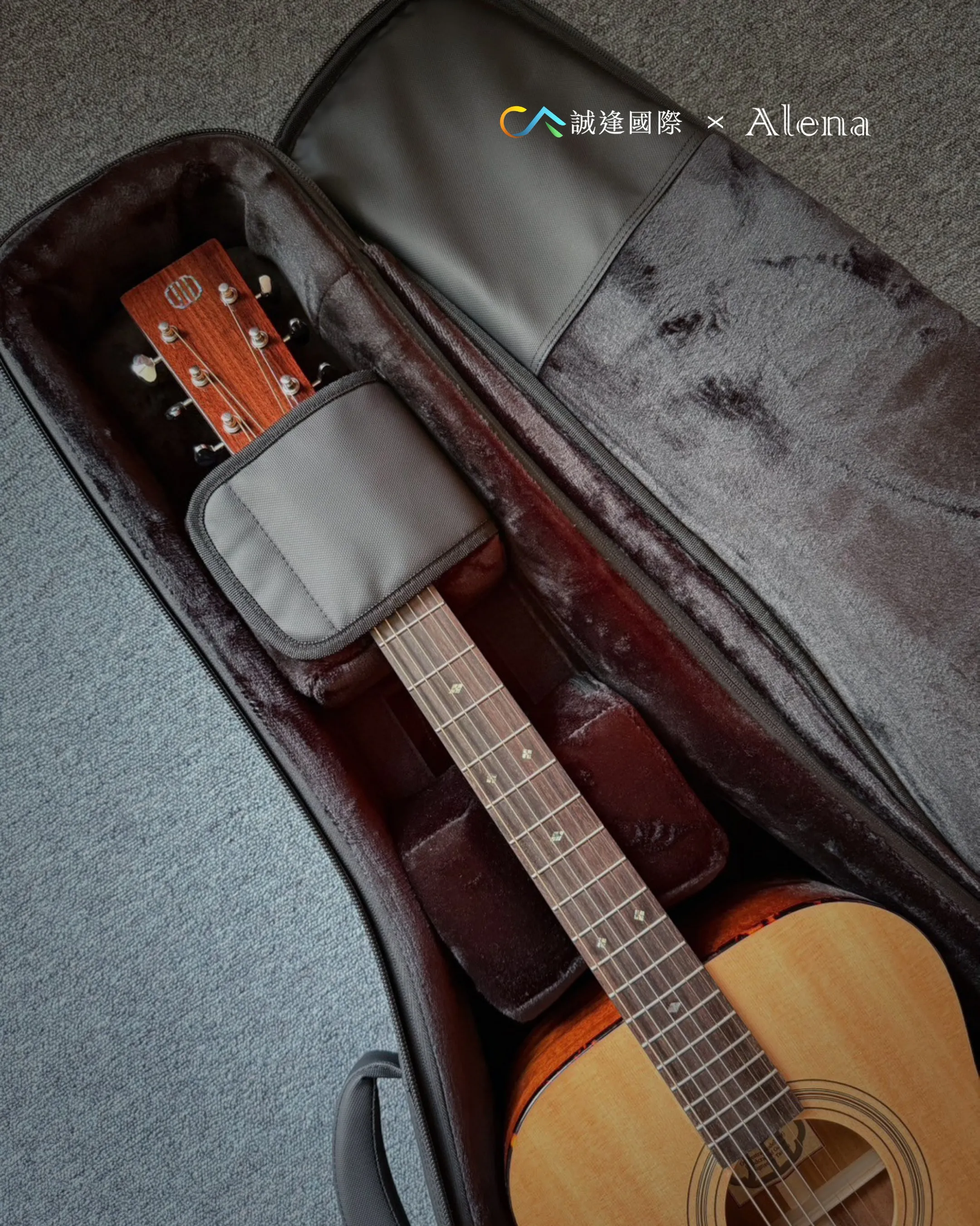 Alena YH9000-D 民謠吉他厚袋