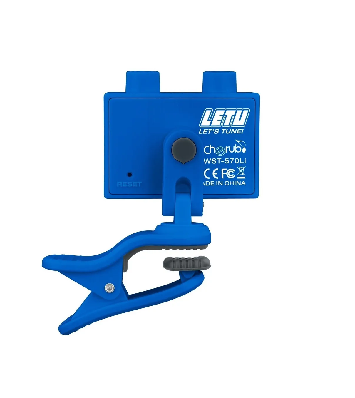 積木造型調音器  四色可挑 Cherub LETU Clip-on Tuner WST-570Li 