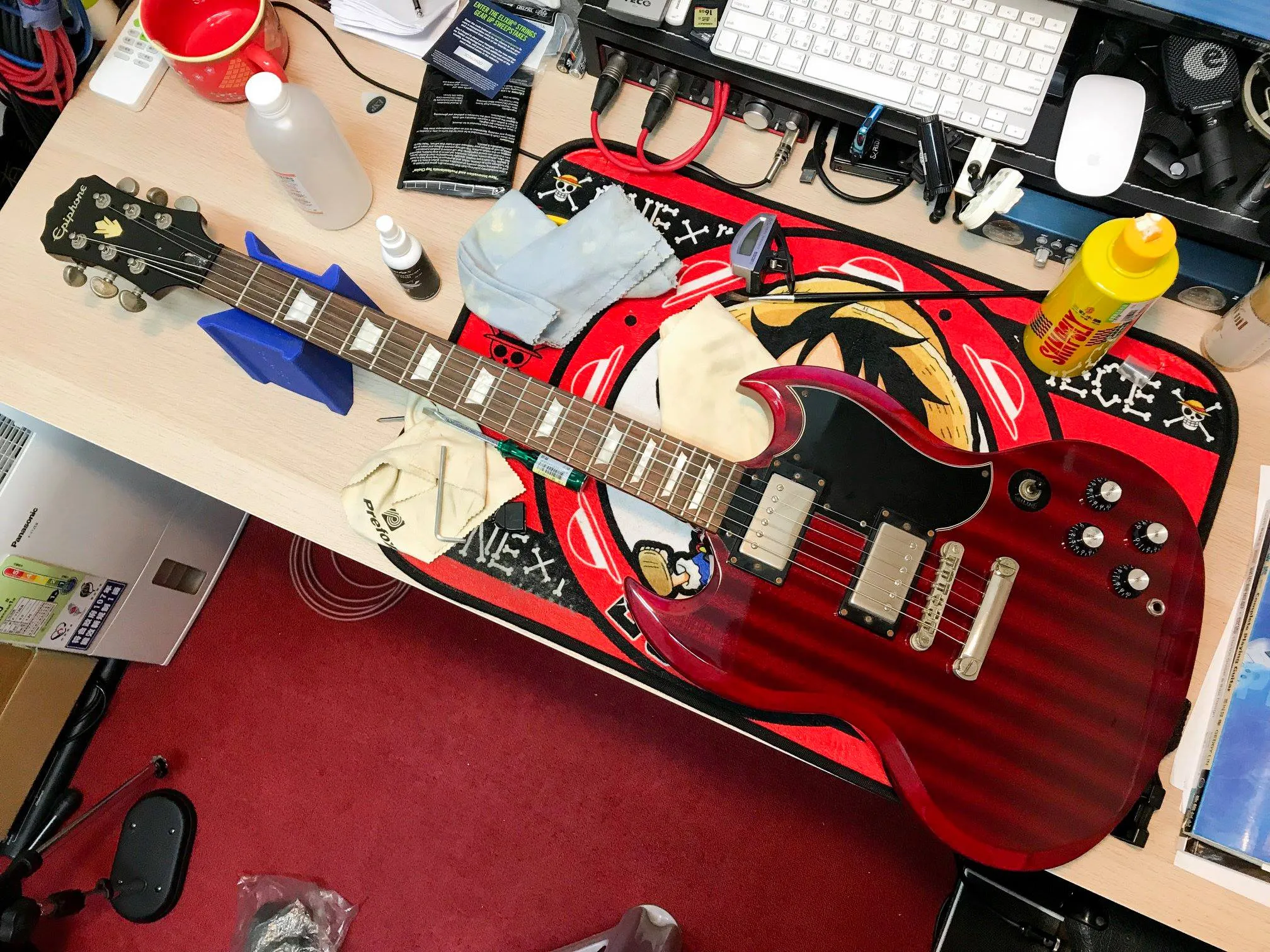 20190115_Epiphone SG 換弦+保養｜台中電吉他教學｜西屯電吉他教學