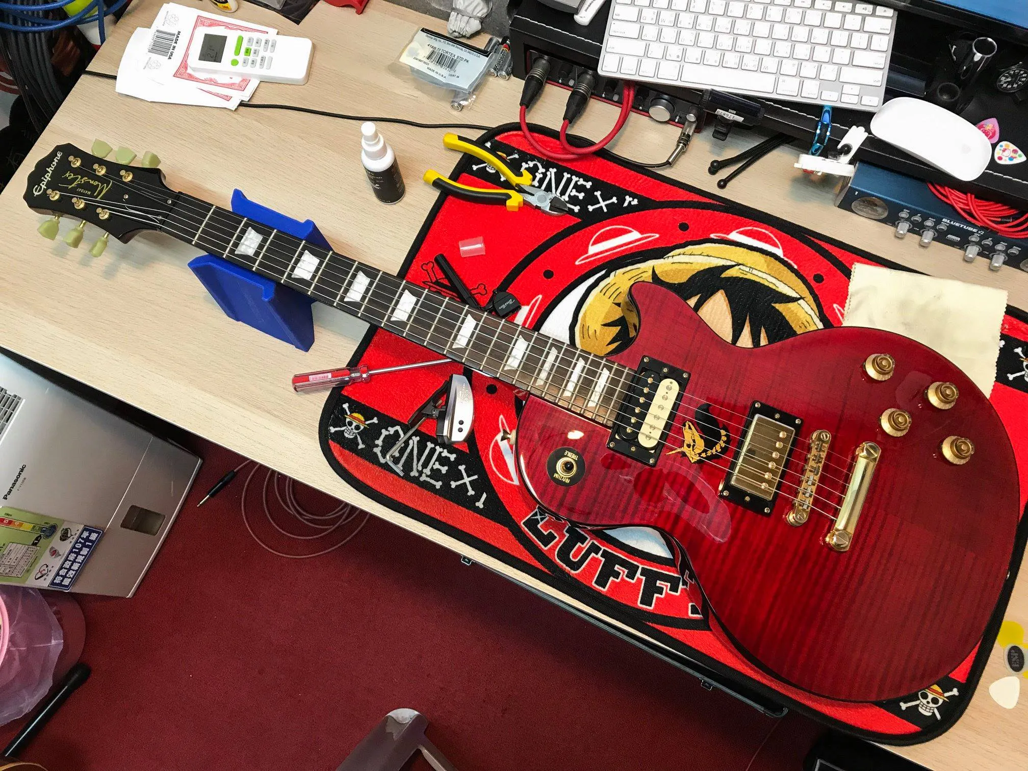 20190210_Epiphone monster 換弦+保養｜台中音樂工作室｜西屯音樂教室