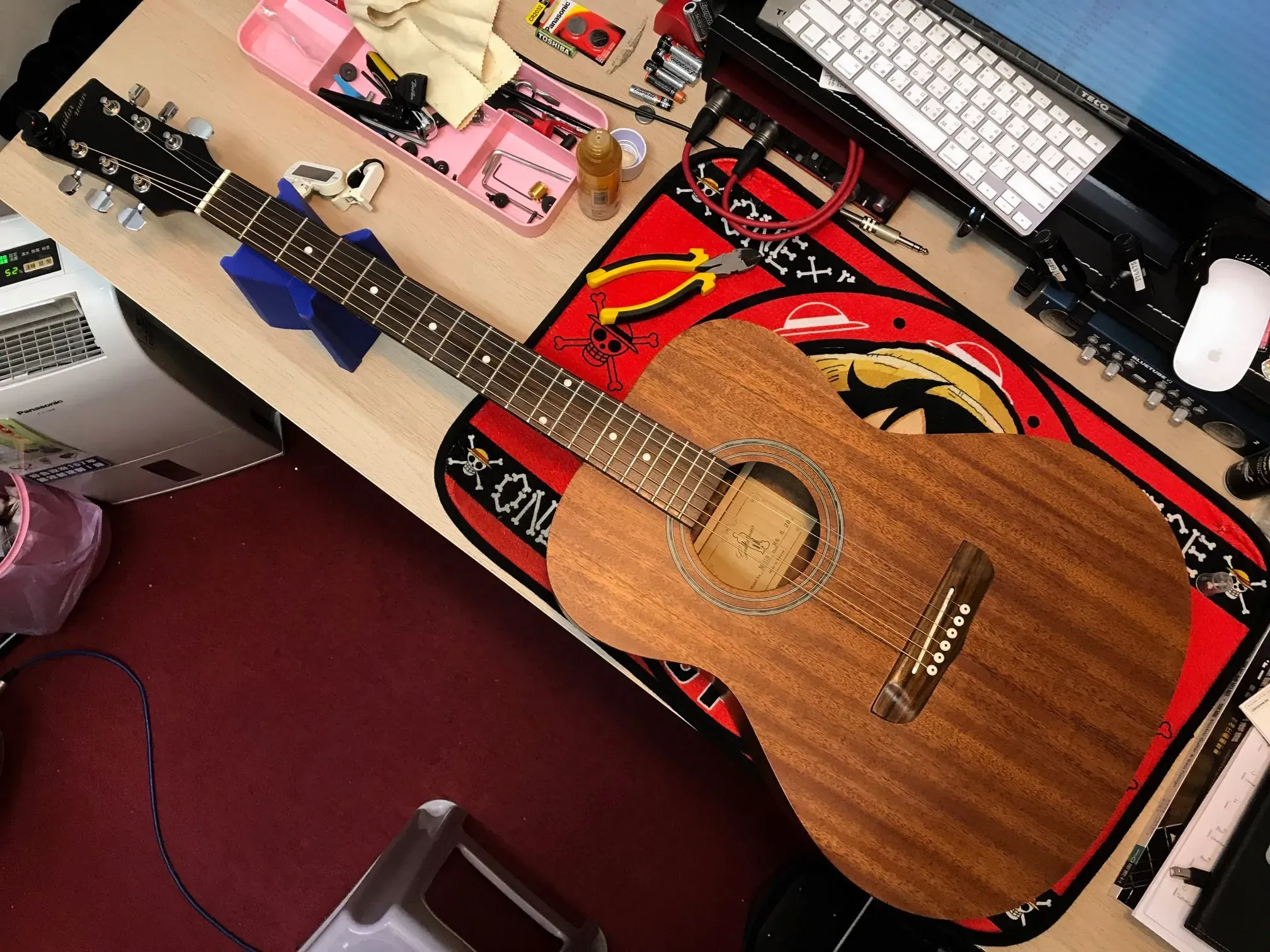 20190826_guitarman 民謠吉他保養+換弦｜吉他教學｜台中吉他教學