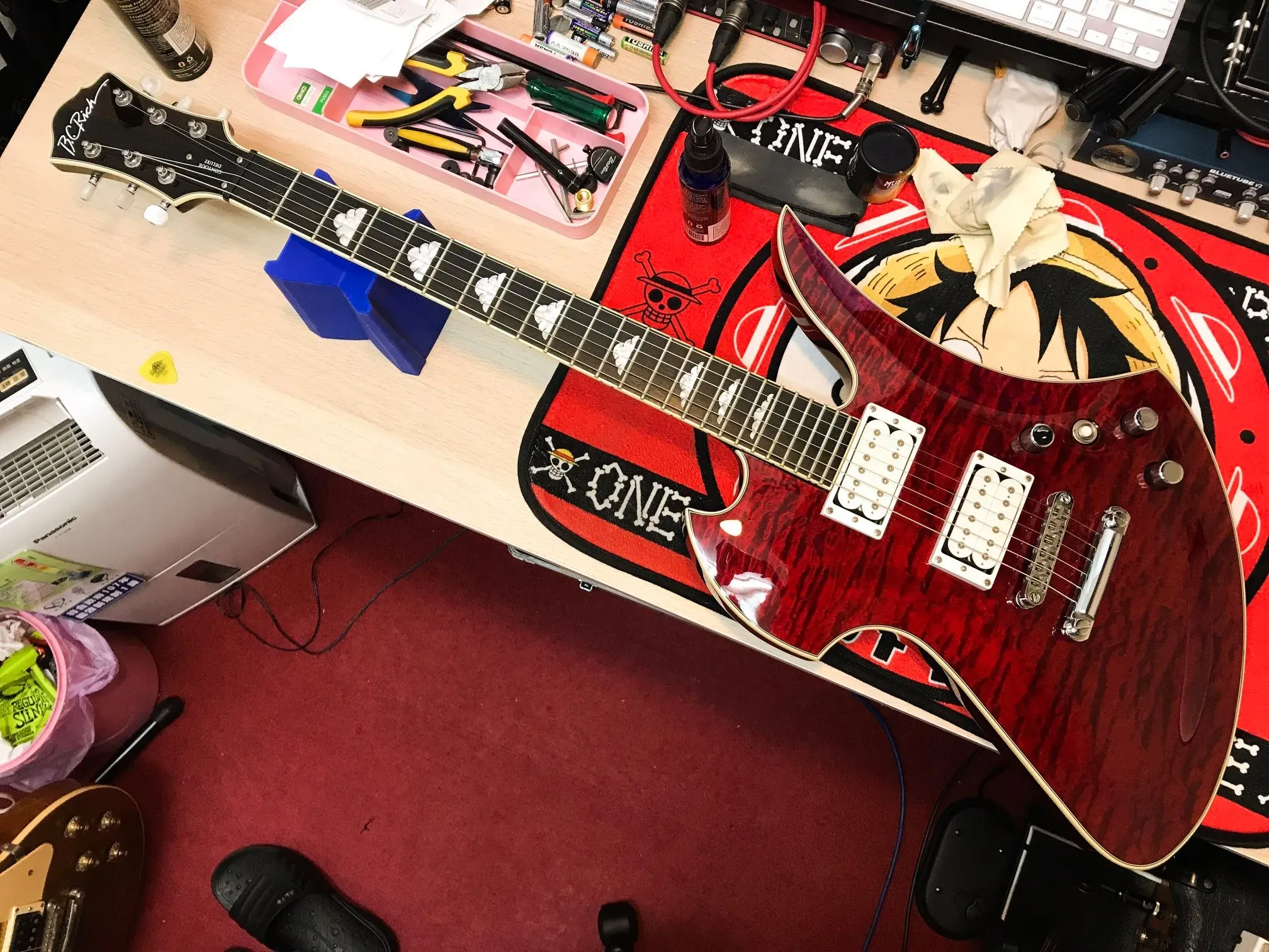 20191011_BC Rich 換弦&保養｜樂器維修｜台中樂器維修