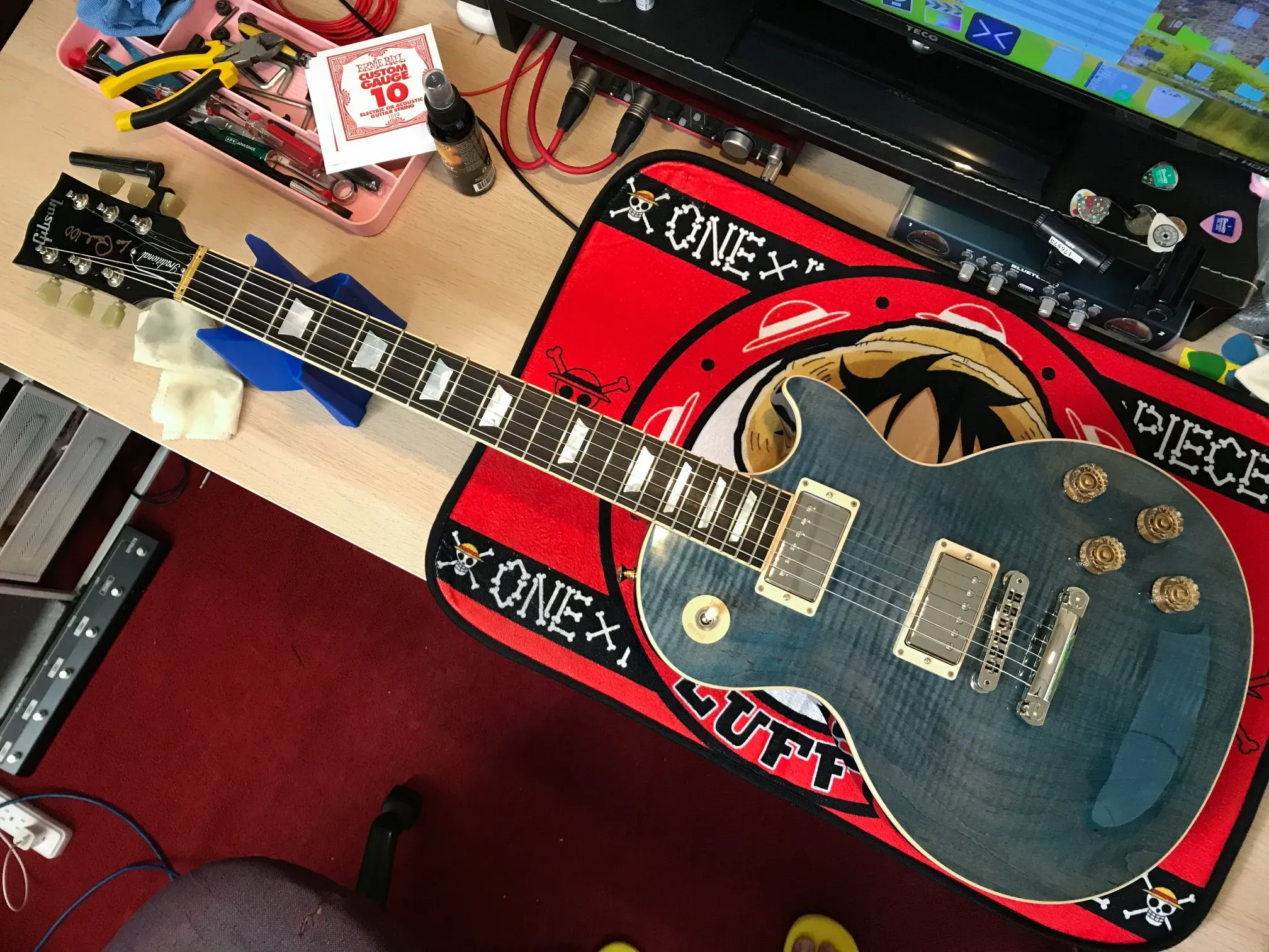 20200719_Gibson Les Paul Standard 換弦＆保養｜樂器課程｜台中樂器課程