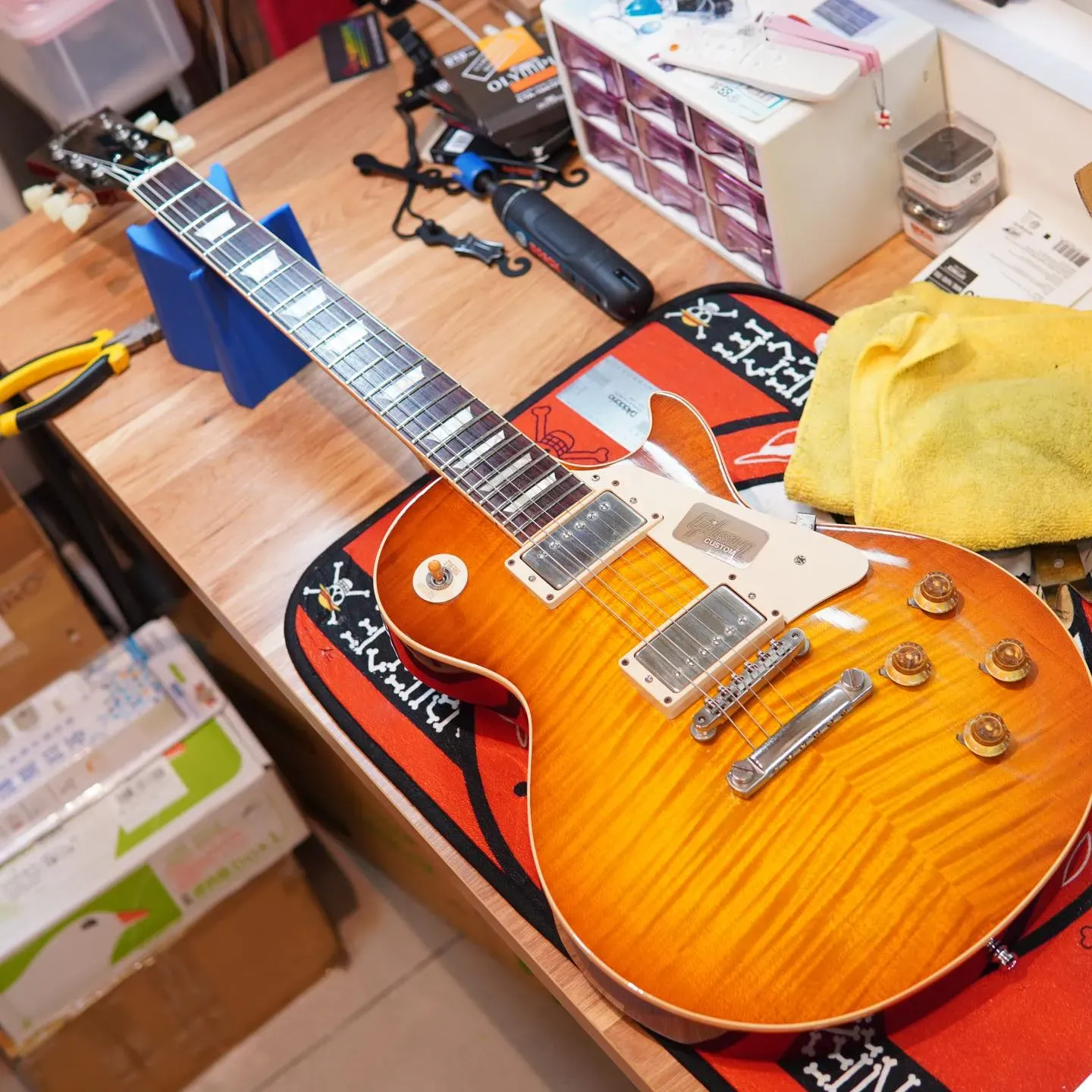 20240321_Gibson R9 換弦&保養｜吉他教學｜台中吉他教學
