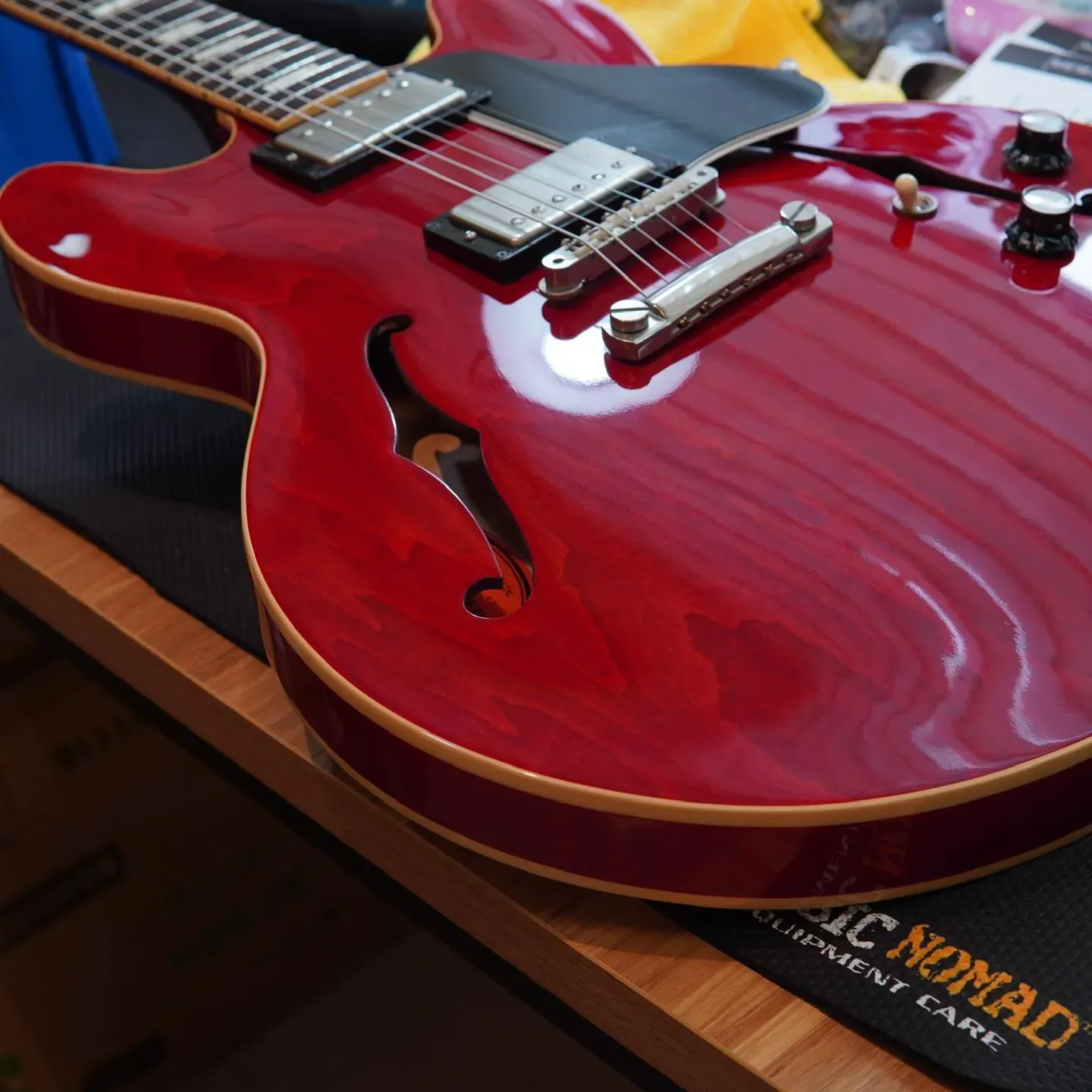 20240815_Gibson ES335 保養&換弦｜樂器保養｜台中樂器保養