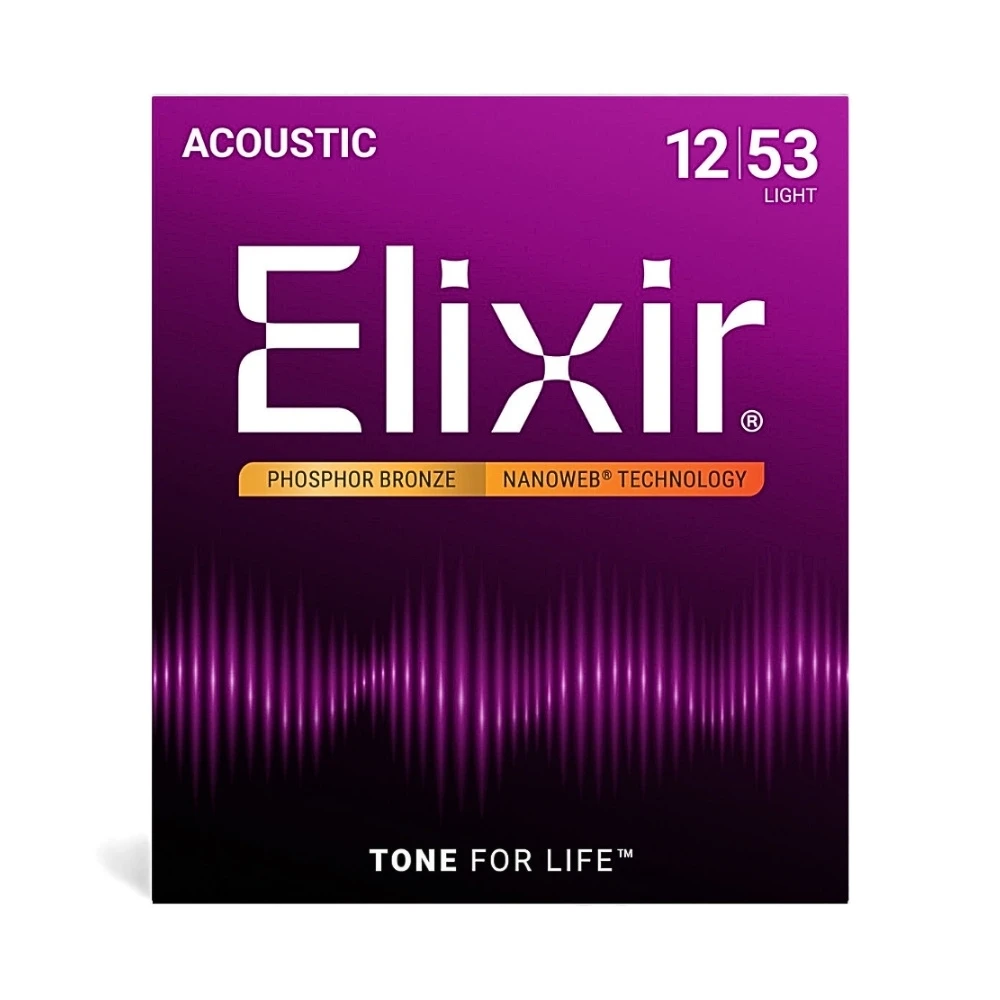 Elixir Nanoweb Phosphor 磷青銅 民謠吉他弦 0.10/0.11/0.12