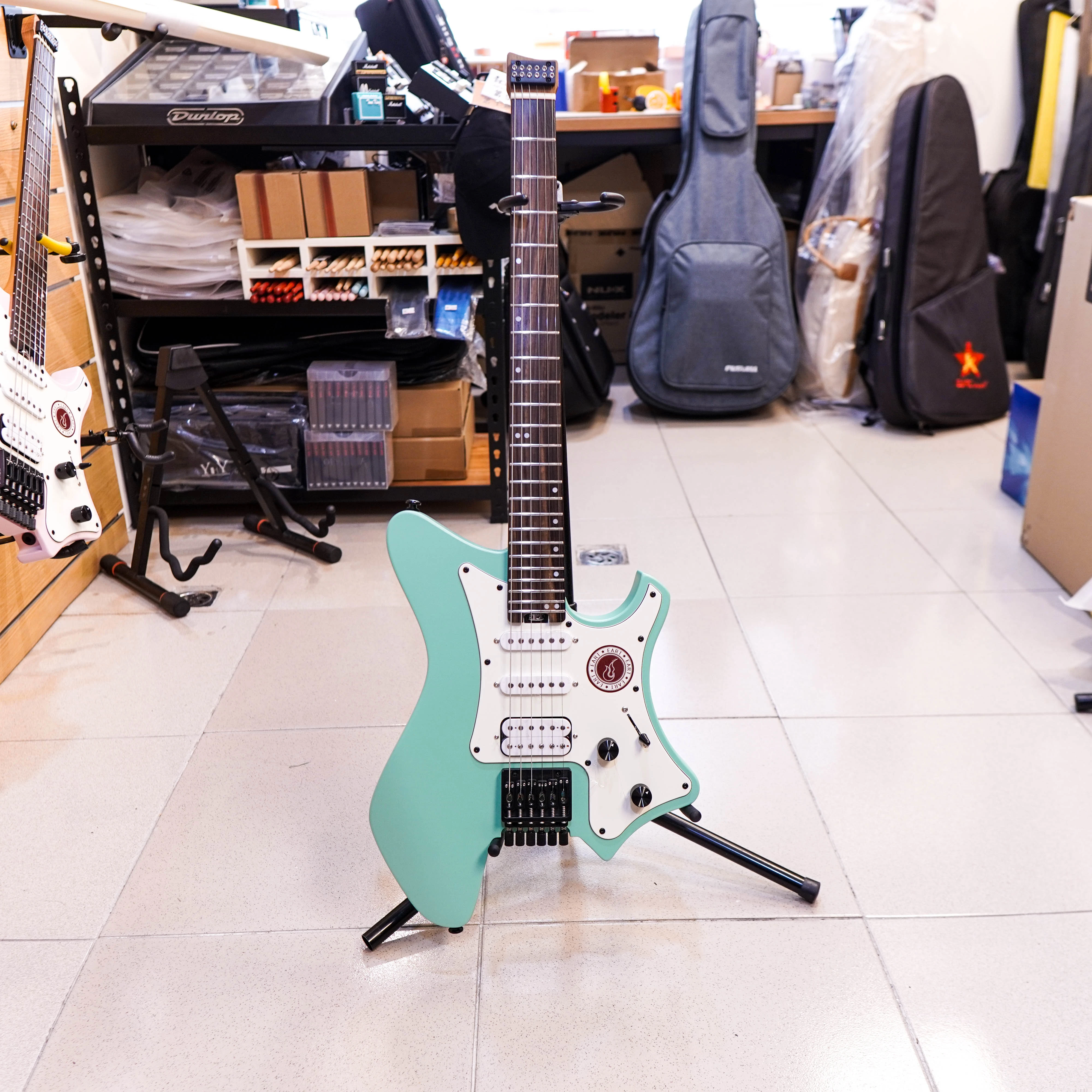 EART GW2P-SE 電吉他 衝浪綠