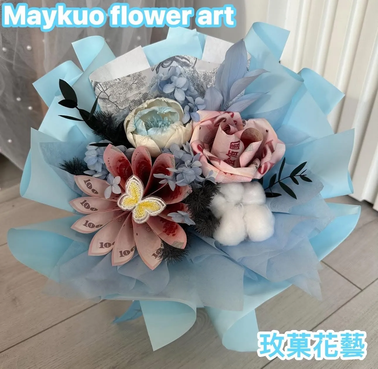 第一次訂製鈔票花怎麼下手？/鈔票花訂製,高雄鈔票花訂製