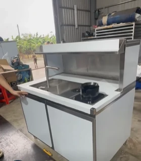 客製化商用按壓式洗水杯流理台